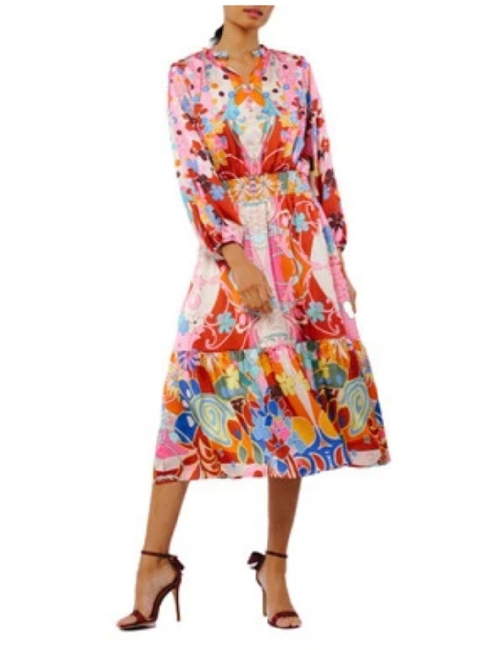 Ciebon Irena Abstract Print Mini Dress